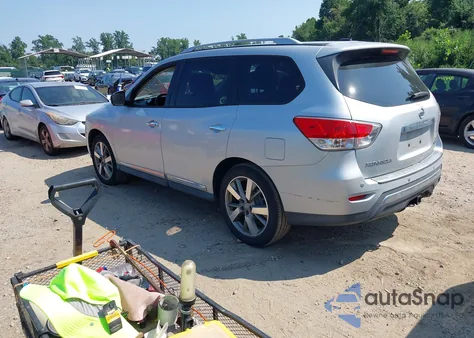 2013 Nissan Pathfinder Platinum from USA, damaged, VIN 5N1AR2MN8DC634913